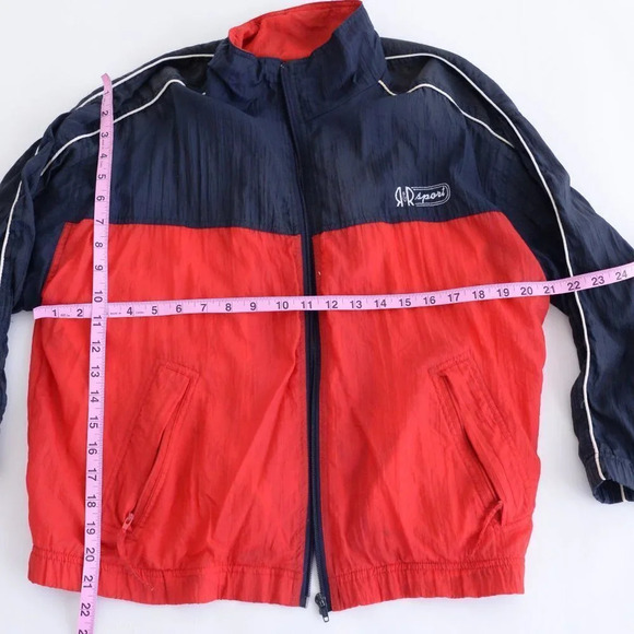 Vintage VIP Peities R&R Sport  Red and Navy Lightweight Jacket - Picture 5 of 13